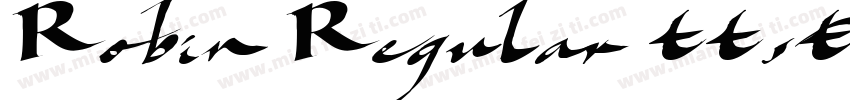Robin Regular ttstd字体转换